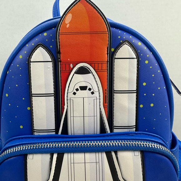 Loungefly Nasa Shuttle Mini Backpack & Wallet Set - LE 1000 Rare HTF main image 11
